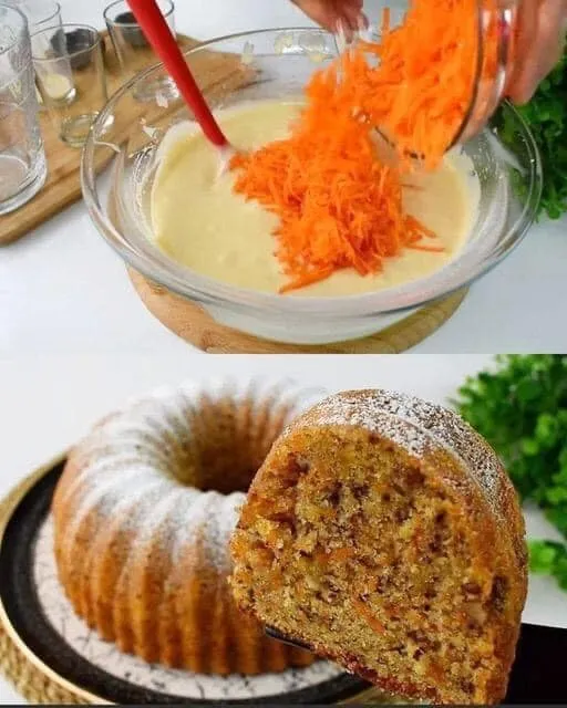 Möhrenkuchen mit Mandeln